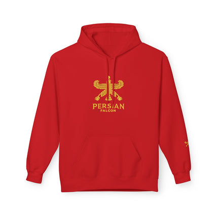 Unisex Midweight Classic Falcon Shahbaz Fleece Hoodie – Soft, Stylish & Timeless