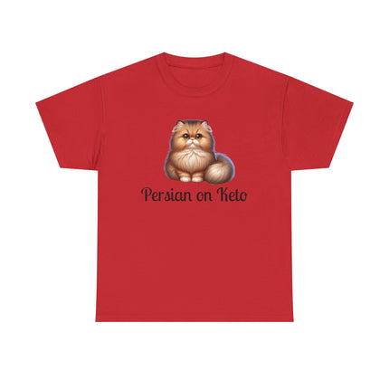 Personalised Persian Cat T-Shirt – 100% Cotton, Soft & Comfy