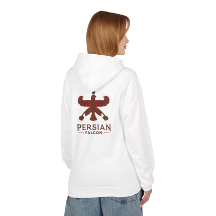 Unisex Midweight Classic Falcon Shahbaz Fleece Hoodie – Soft, Stylish & Timeless