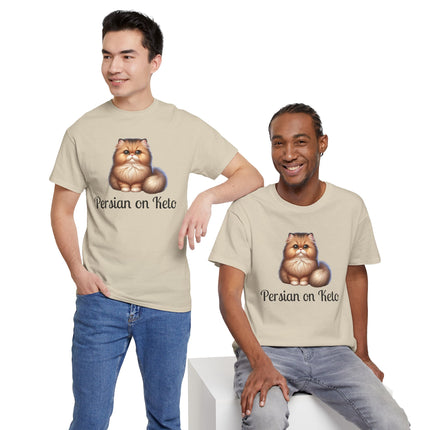 Personalised Persian Cat T-Shirt – 100% Cotton, Soft & Comfy