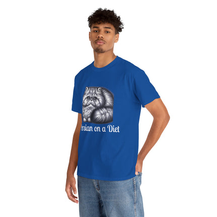 Personalised Persian Cat T-Shirt – 100% Cotton, Soft & Comfy
