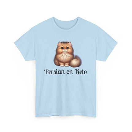 Personalised Persian Cat T-Shirt – 100% Cotton, Soft & Comfy