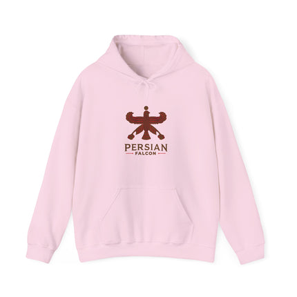 Personalized Unisex Heavy Blend Hooded Sweatshirt – Ancient Persia Falcon Shahbaz Design