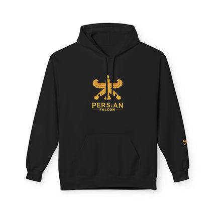 Unisex Midweight Classic Falcon Shahbaz Fleece Hoodie – Soft, Stylish & Timeless